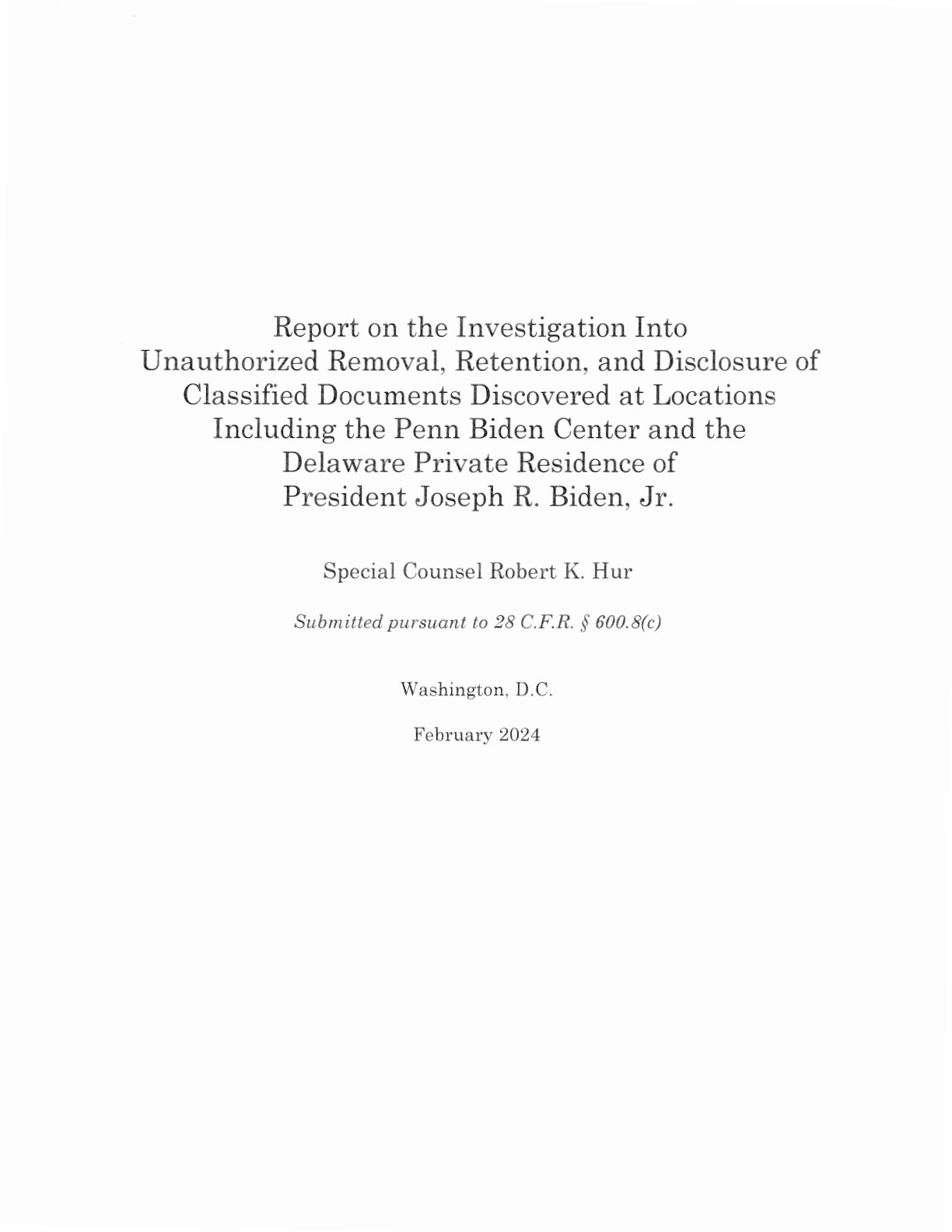 Special counsel / investigative-era texture for bank-record fights.