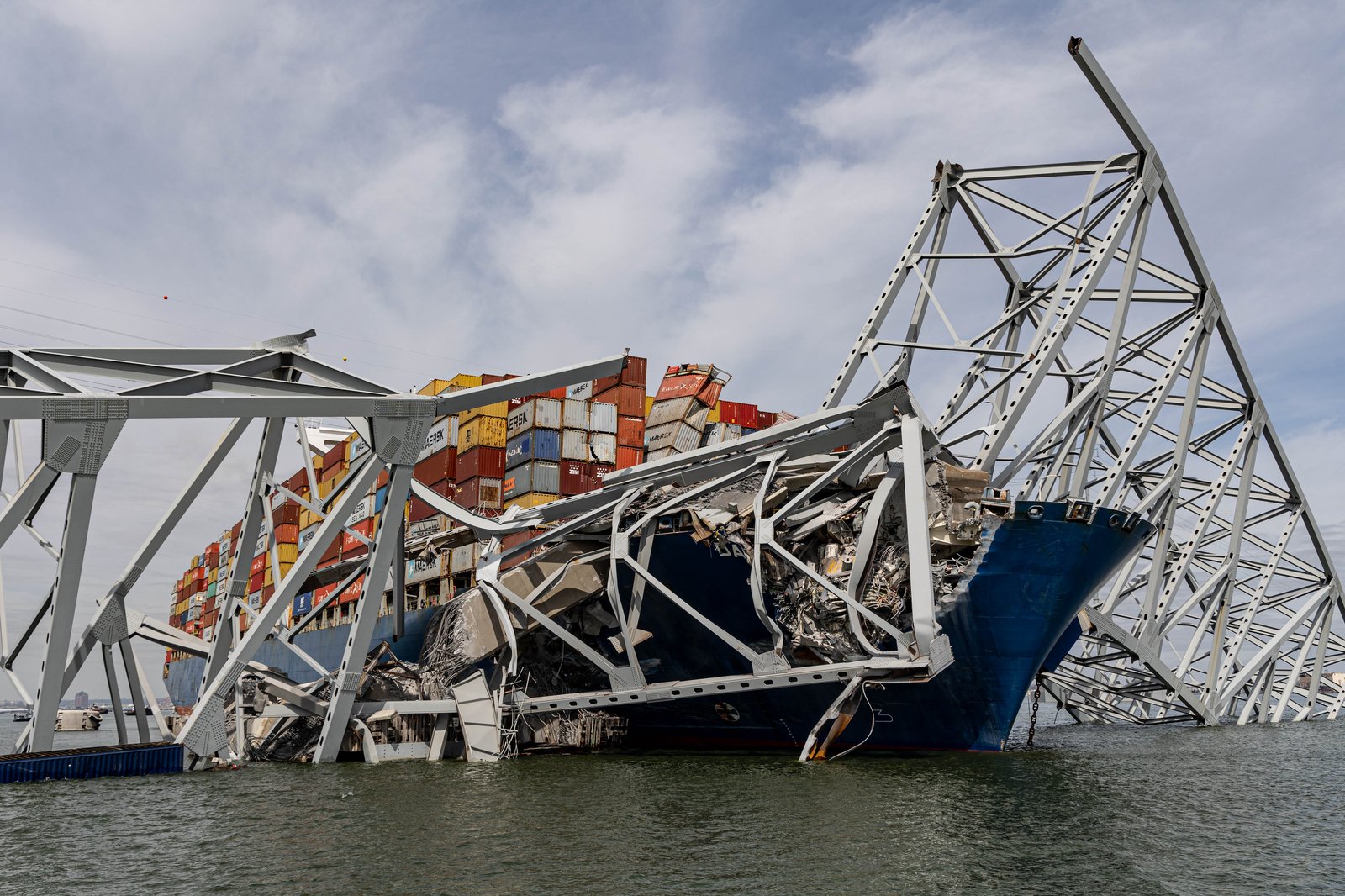 Francis Scott Key Bridge before collapse climate