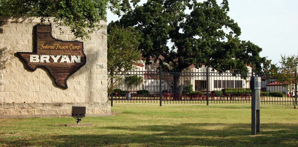 Federal Prison Camp Bryan, Texas, where Maxwell was moved in August 2025.