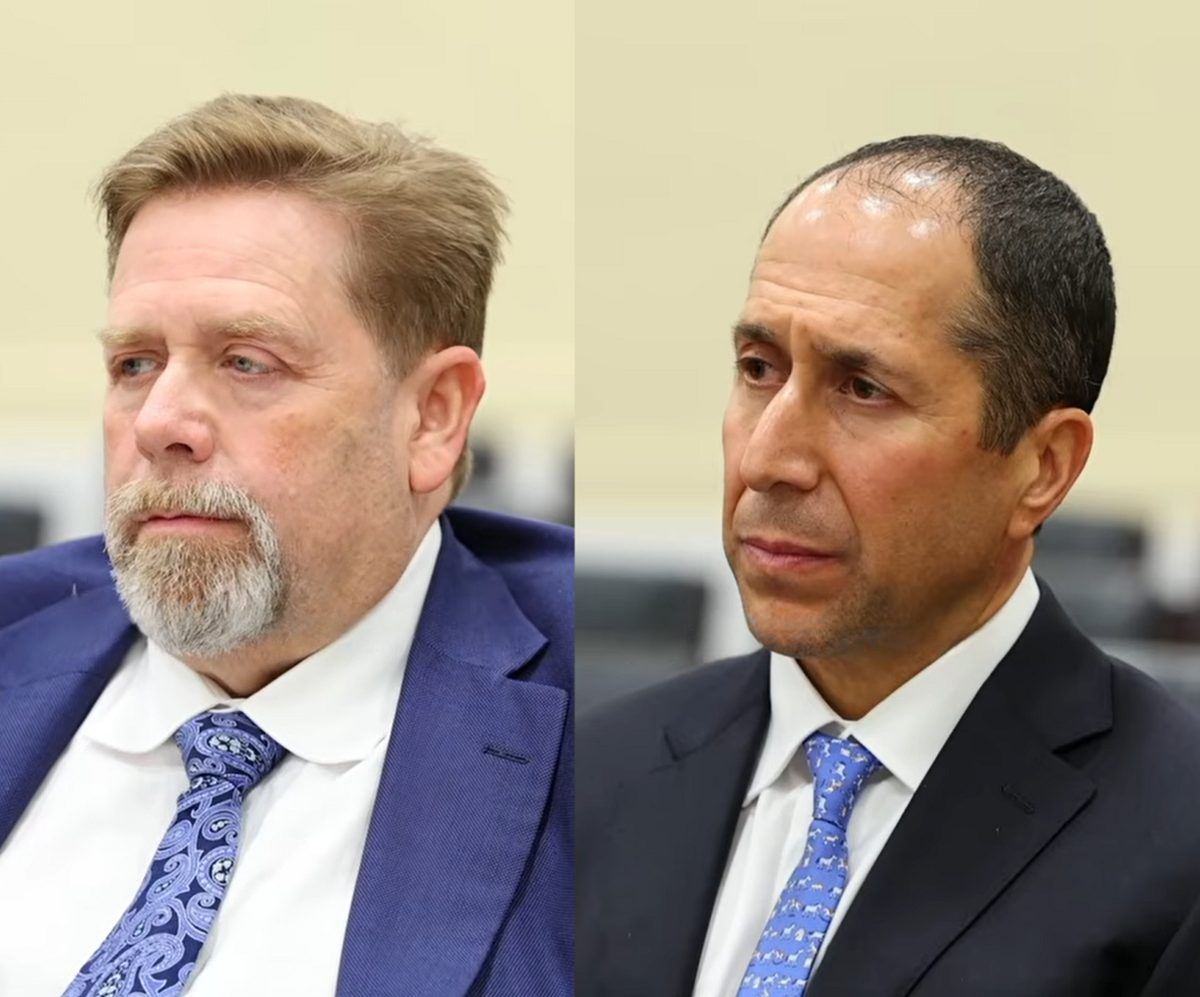 Darren Indyke (left) and Richard Kahn, Epstein’s lawyer and accountant and the executors of his estate, at their House depositions in 2026.