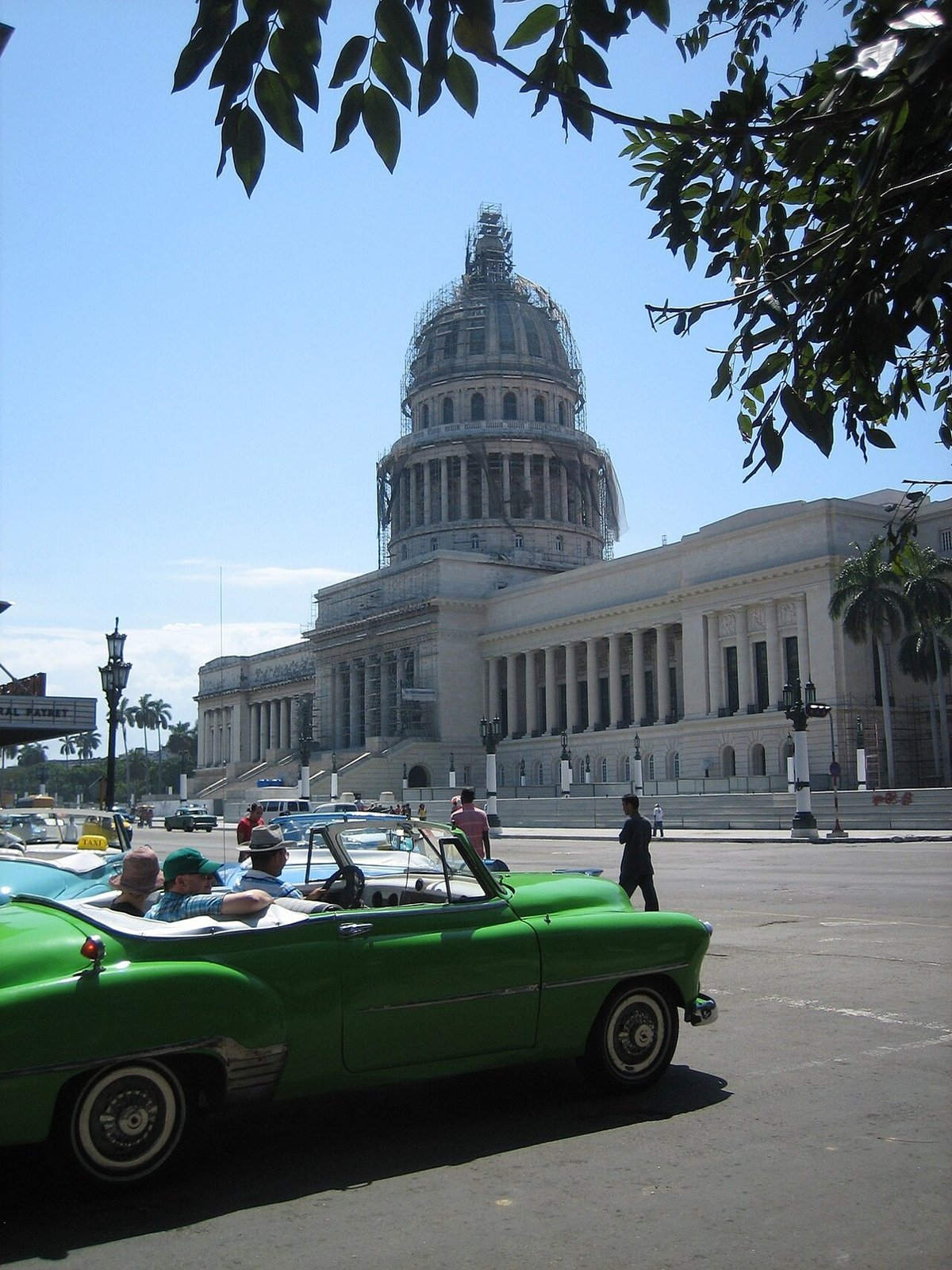 Havana’s Capitolio, March 15, 2015. Illustrative location photograph; it does not show Bass or document one of her visits.