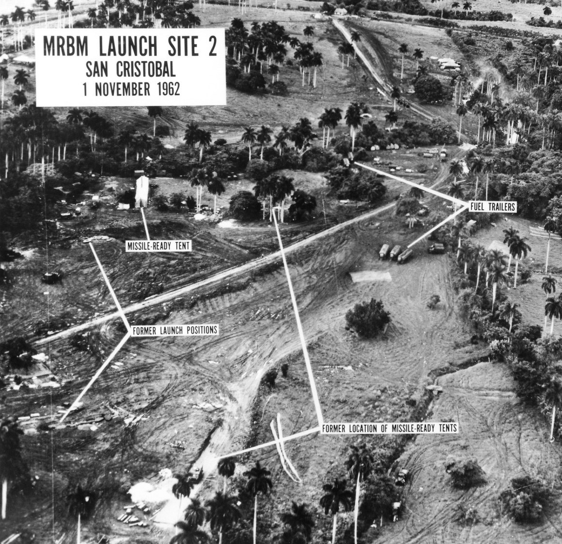 Missile-site photography — the vernacular newspapers had to translate for civilians.