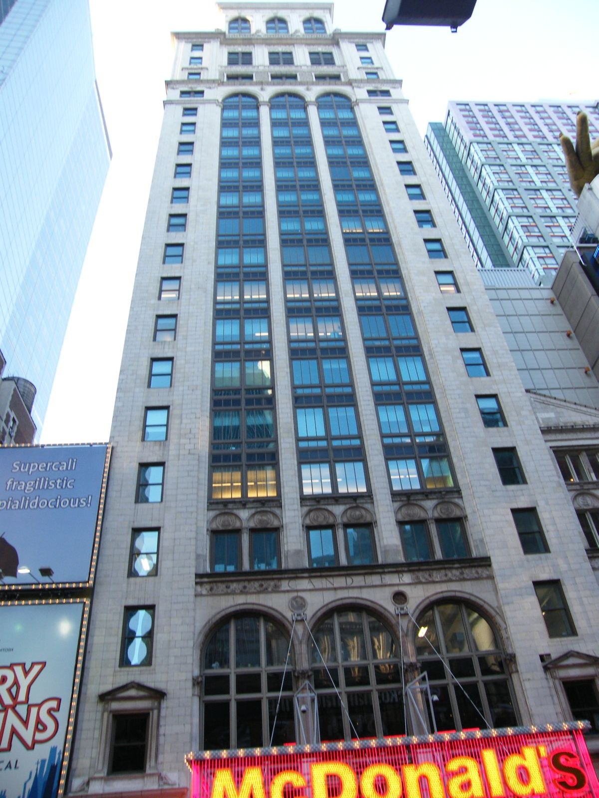 Historic Candler Building New York skyline context for Times-era Manhattan publishing