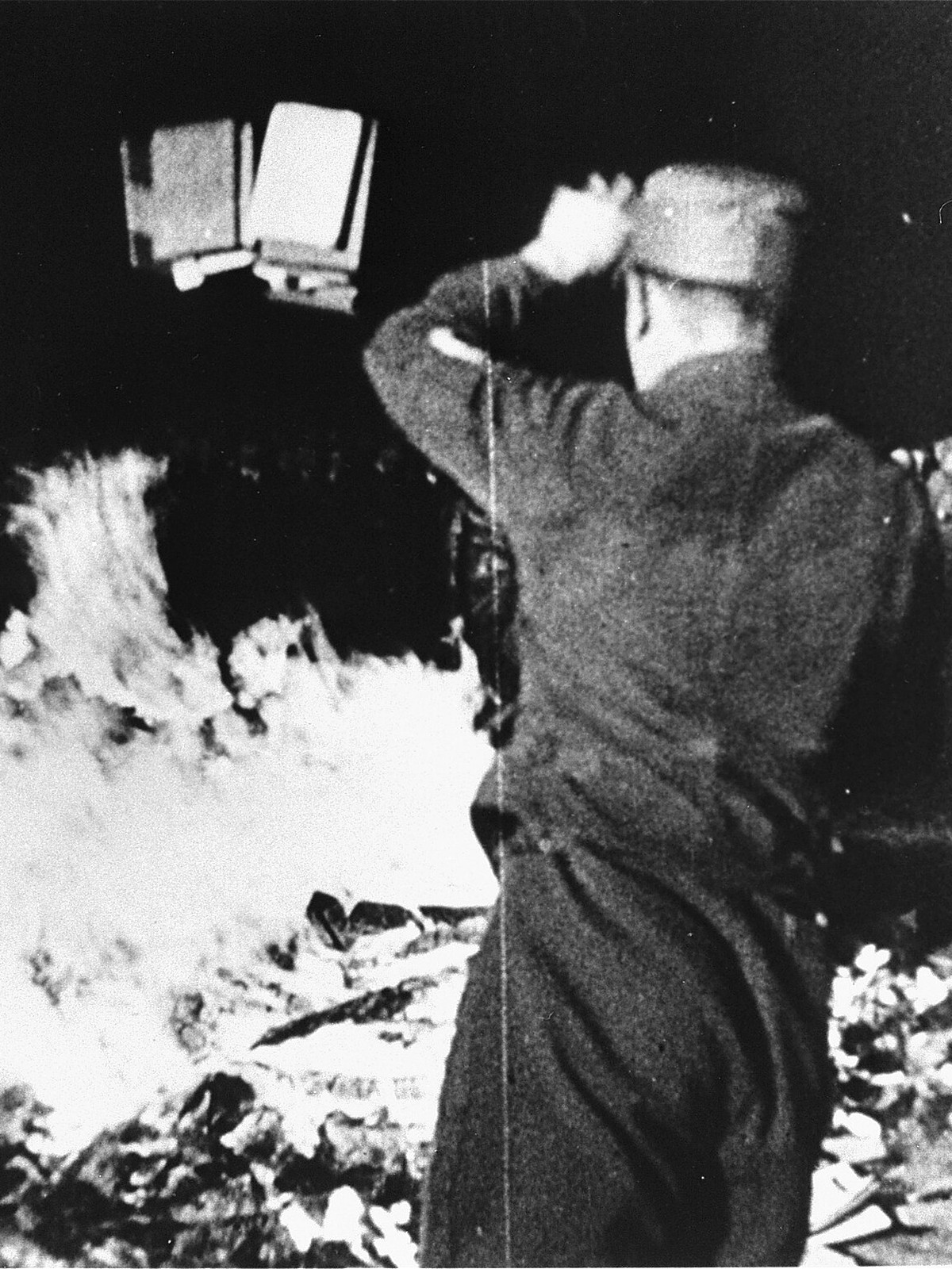 Nazi book burning, Berlin, 10 May 1933