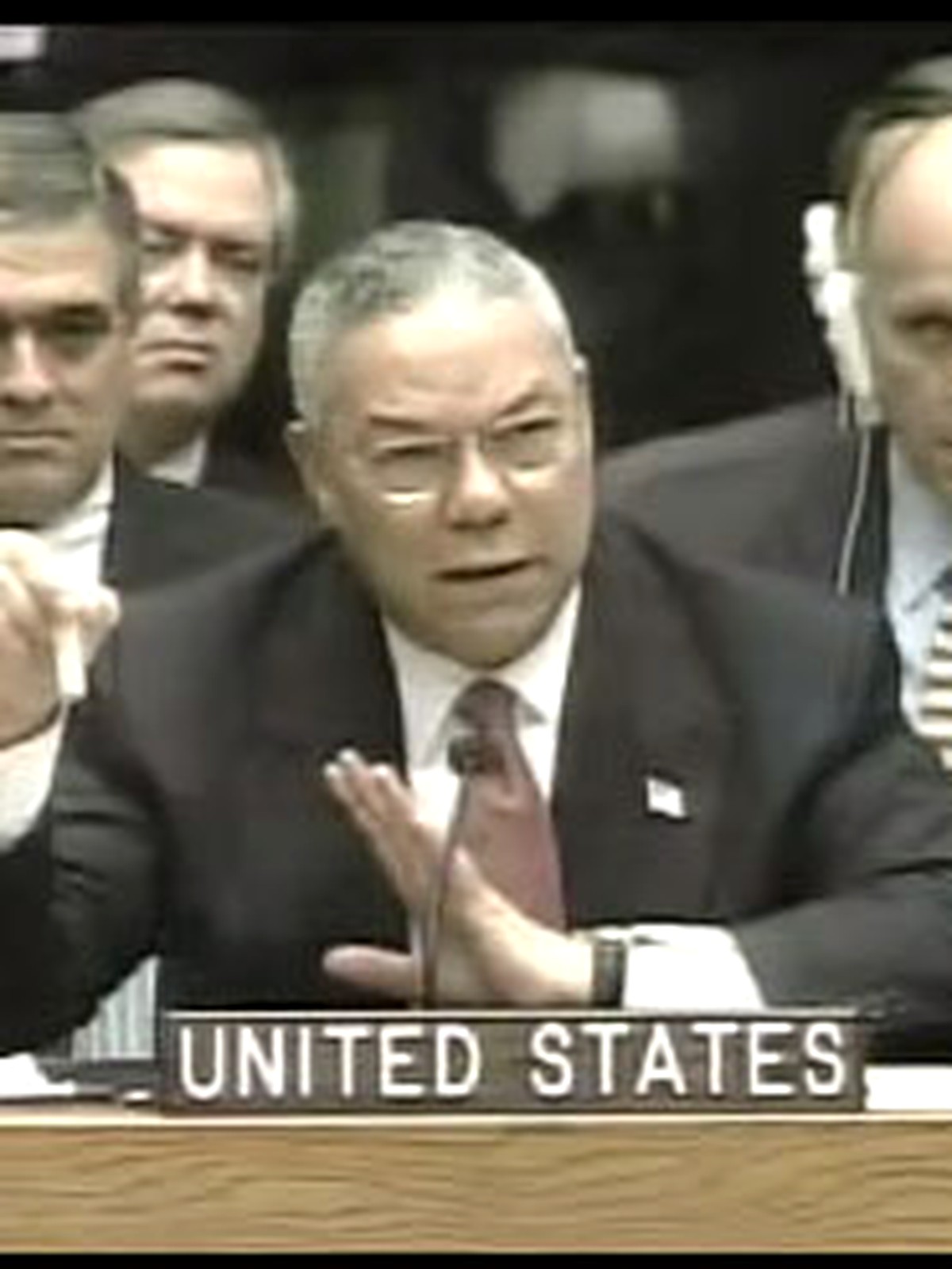 Colin Powell at UN