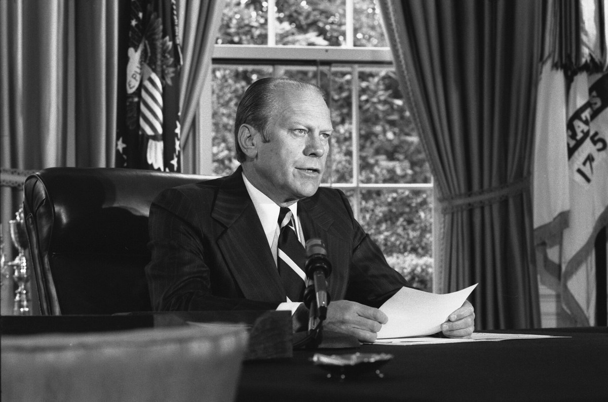 Ford-era pardon memory — how civic argument closed one presidency.