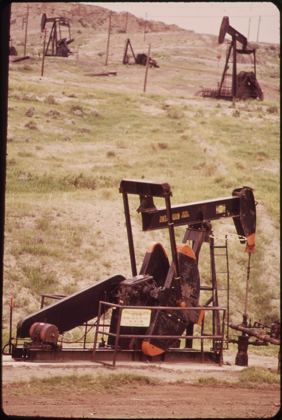 Another Documerica view of the wells near Teapot Dome, June 1973.